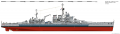 Audacious Class Battleship HMRS Dauntless 1945.png