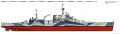 Audacious Class Battleship HMRS Dauntless 1943.png